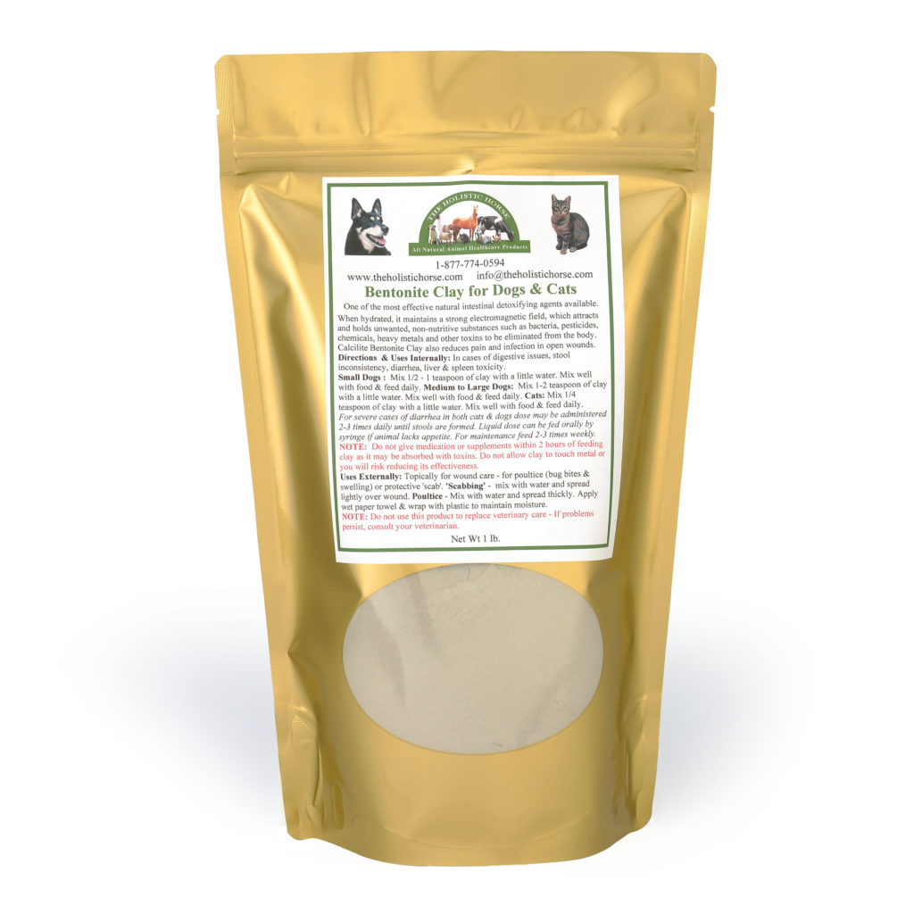 Natural Bentonite Clay for Dogs & Cats - JP's Natural Pet Supplements